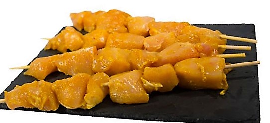 Pincho andaluz amarillo en palo