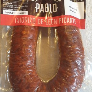 Chorizo picante de León